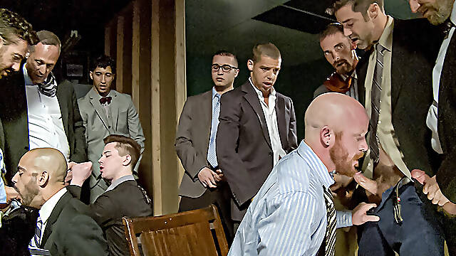 After Work Cock Suckers Orgy - JD Ryder, Brock Rustin