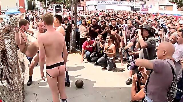 Insane Public Bondage and Group Play