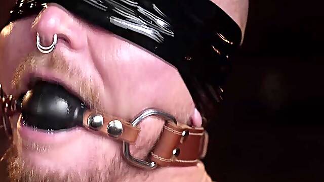 Rubber BDSM Marco Dominates Troy