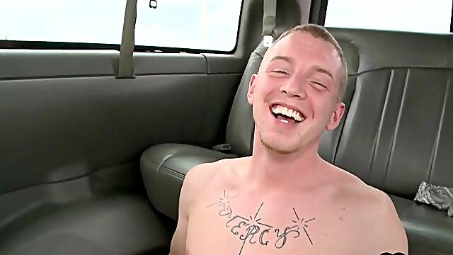 Tattooed perverted str8 gay talks about nice anal fuck