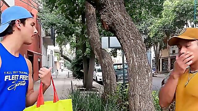 The handsome Latino asked for a massage and paid with cock