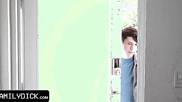 Family Dick - Innocent Boy Caught His Kinky Step Uncle Getting Fucked