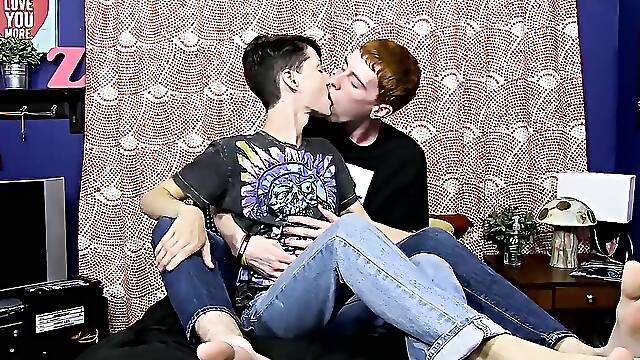 Dick starved gay dude is eager to suck it and ride it wildly
