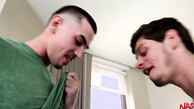 NastyDaddy: Jack Hunter And Michael DelRay Flip Fucking On Wet Ass