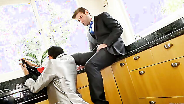GentlemensCloset: Tyler And Sebastian Show Affection In Sheer Socks