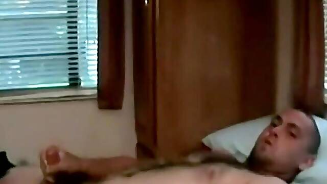 JoeSchmoeXXX.com - Amateur hairy homo jacks off and gets a helping mature mouth