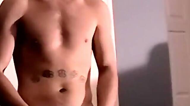 JoeSchmoeXXX.com - Young amateur jerks off his hairy cock and cums with intense satisfaction