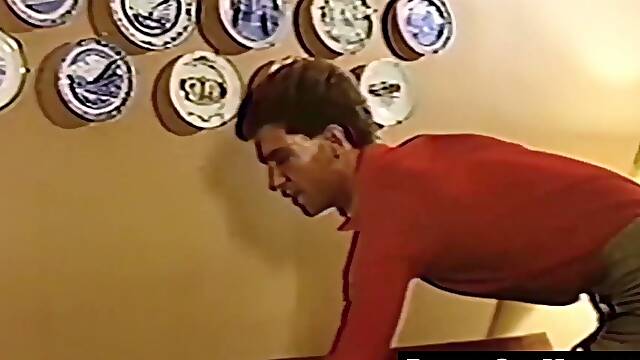 Francis Ellie fucks retro studs in this dick hardening scene