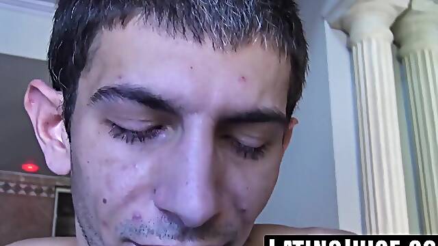 Stud Bastian bends over begging for my cock in his hole