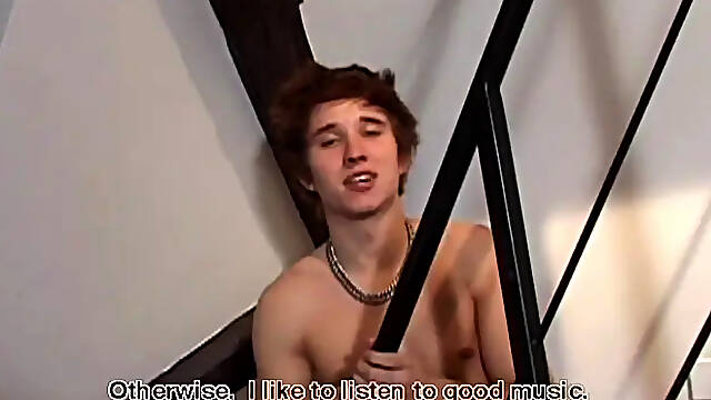 Indoor escapades with Carl and Davids passionate jeans play