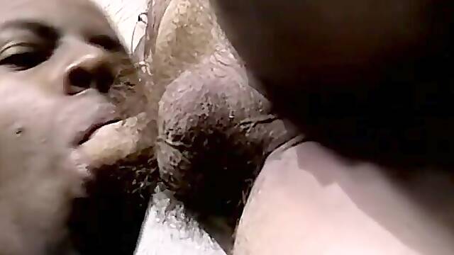 JoeSchmoeXXX.com - Cigar smoking amateur with glasses explodes on black homosexual