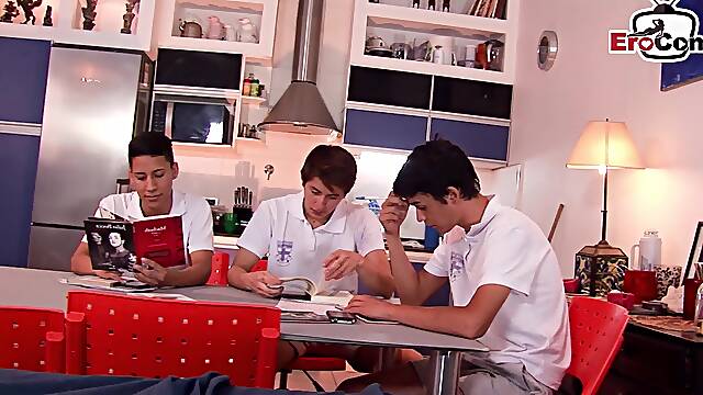 18 year old latino teens try first time twink anal sex