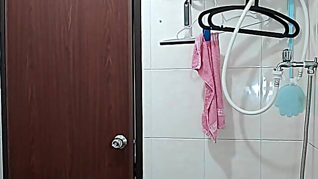 [Nudist] Oriental man, after work