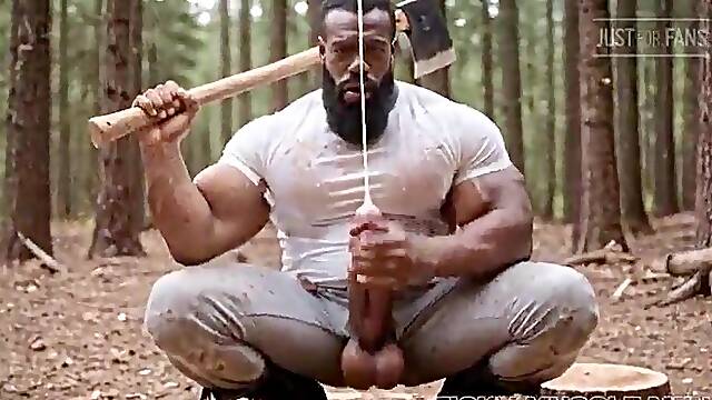 Sticky Muscle Dudes Day 65 Preview, AI-Generated Muscle Boyz, Large Knobs, Large Cum Loads