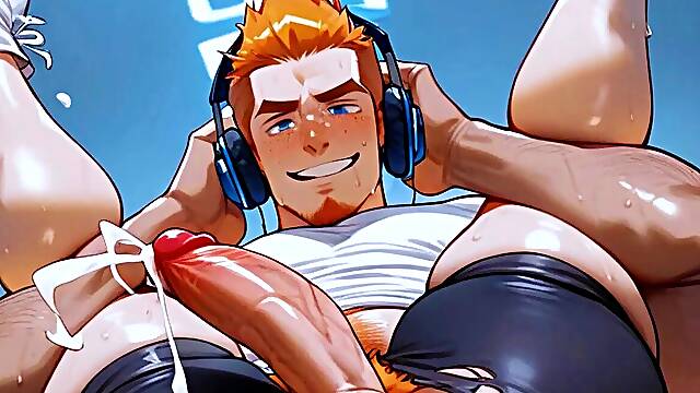 The gamers live geyser gets out of mitt and turns into a enormous online gay orgy. Anime Hentai