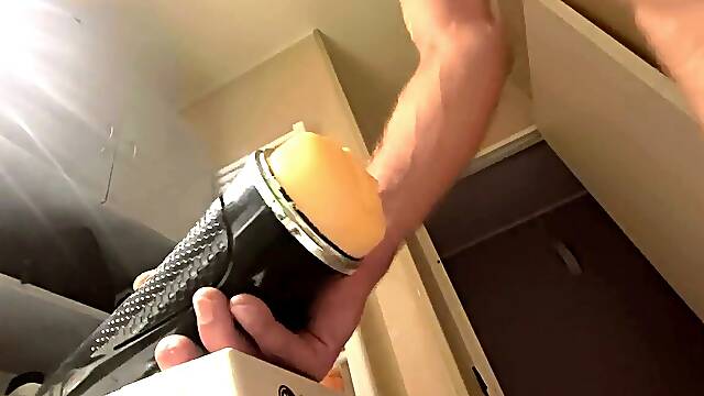 Toys riding hard and internal cumshot, mighty ejaculation