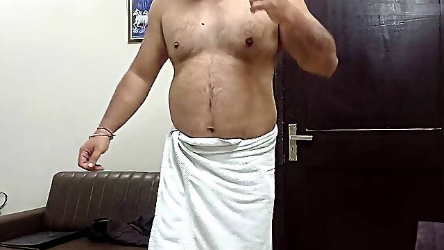 Daddy Coffee And Dance in Towel