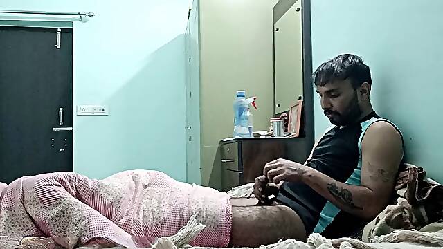 Desi police officer get blown and blowing with neighbour