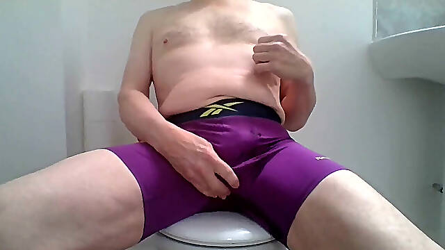 Urinate and cum in briefs