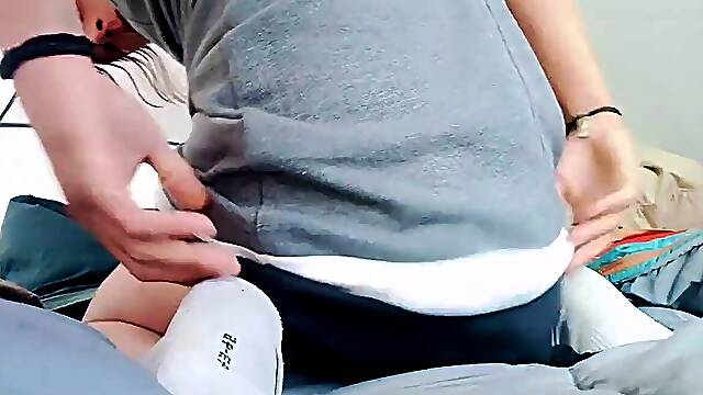 Fantastic platinum-blonde guy Opens His Ass