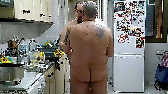 Making bread and warming up...