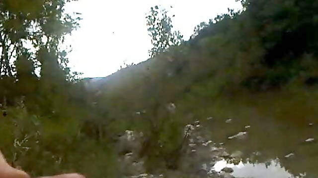 Outdoor River Wank - Justanotherme84 wanking at the river