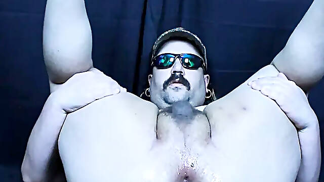 Daniel Rodriguez Gay Faggot Fucks Self with Huge Dildos Gaping