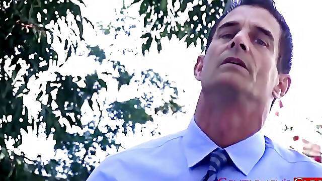 GentlemensCloset: Horny Alex Cox sensually caresses and worships his big feet