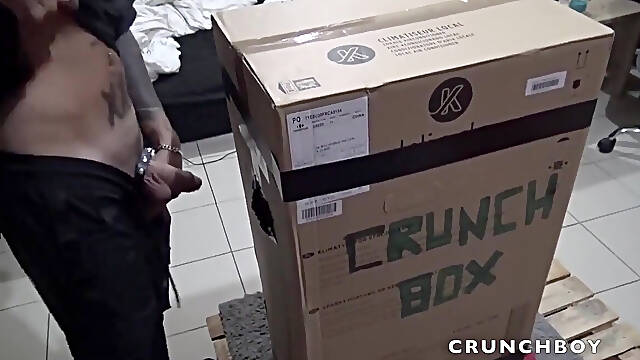 Andrez fucked raw in glory holes by straight boy curious