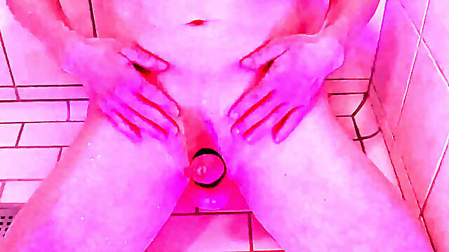Masturbating in Shower