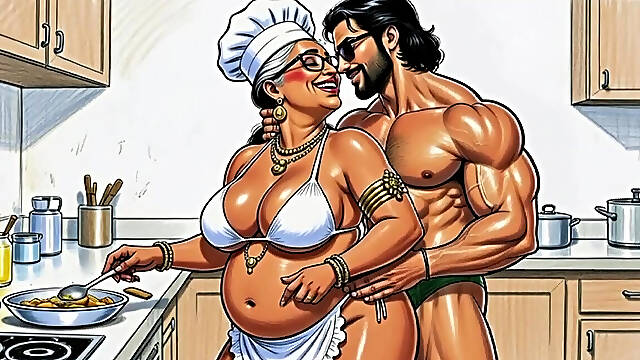 My New Maid Feeding Me And Entertaining Me