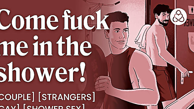 ASMR Audio Porn: Fucking My Gym Crush in the Shower - Gay, Public Sex &amp; Strangers - Erotic Audio Roleplay for Men