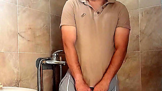 Romanian gay man Daeros is approached by his neighbour and he take it.