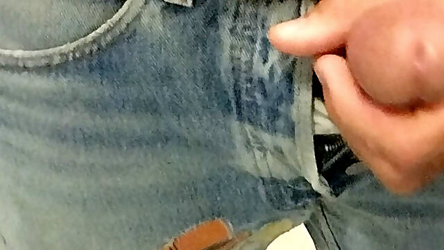 Hard cock out of Levis fetish - I jerk off in my cartoon jeans" (Shorter alternative version