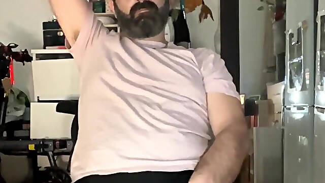 Sitting with Your Legs Open in Front of the Webcam