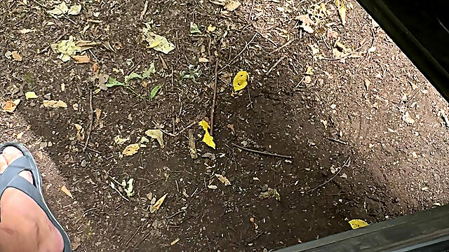 Masturbation in the forest of Phalempin