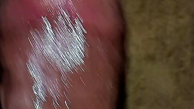 Upside down sloppy blowjob and deepthroat until cumshot and try hard stroking frenulum