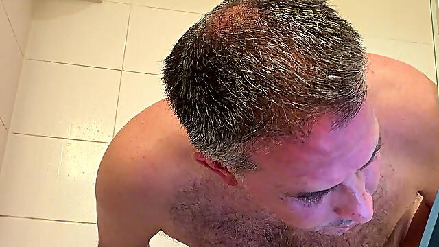 Shower, penis and butthole. Please check it out
