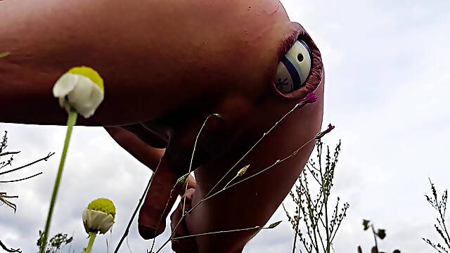 Anal Ball Inflation with Prolapse and Ass Lip Stretching