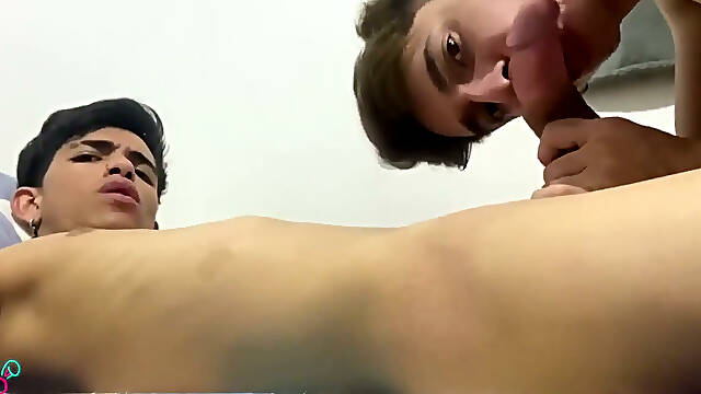 Couldnt say no to sucking such a huge cock full of milk for his ass