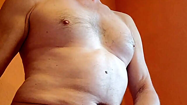 Jerking off in the evening