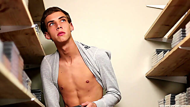 Twink Caught Jerking